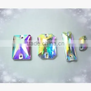 Crystal ab Teardrop Sew on Crystal Beads for Wedding Dress thumbnail-6