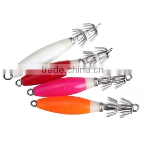 New Noctilucent Luminous Squid Bait Fishing Lures Hook Atificial Bait Fish Hook Fishing Jig thumbnail-4