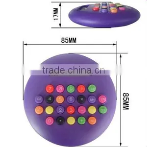 Mini Cute M&M Calculator Hamburge Round Cute Customized Logo Color Calculator thumbnail-1