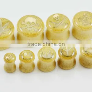 Wooden Ear Plug /ear Expander/ear Flesh Tunnel Body Jewelry WD014 thumbnail-1