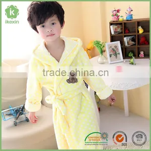 Knitted Fabric Wearable Heated Bathrobe For Kids thumbnail-2