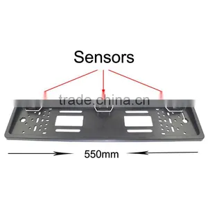 3 Mins Installation European License Plate Rear Parking Sensor Buzzer Alarm thumbnail-4
