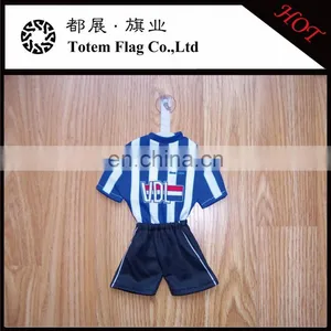 Football Club Advertising Window Decoration Mini t Shirt for Soccer Fans thumbnail-1