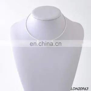 Gemstone Aquamarine Pendant Silver Necklace Fashion Minimalist Necklace thumbnail-1