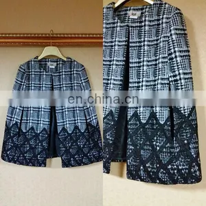 Powersweet 2014 Latest Design Woolen Printed Embroidered Winter Coat thumbnail-1