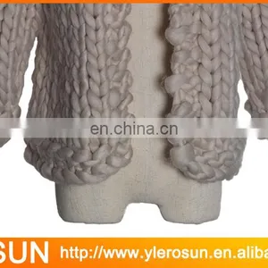 Supplier Soft 100% Wool Handmade Sweater for Babies thumbnail-5
