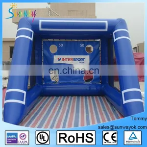 Inflatable Penalty Football Shootout Target Challenge Goal Toss Game thumbnail-1