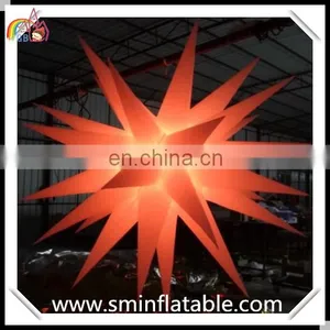 Colorful Advertising Inflatable Led Star, Inflatable Led Cone. Stage Hanging Led Star Decorate for Music Performance Concert thumbnail-2