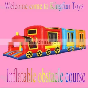 Giant Train Inflatable Obstacle Course for Kdis/adult thumbnail-1