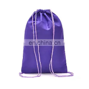 China Factory Price Cotton Muslin Drawstring Bag thumbnail-2