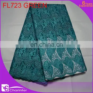 Free Shipping New Cord Lace Design Guipure Lace Fabric African Big Swiss Lace thumbnail-2