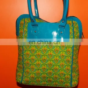 Bright Colorful Cotton Handmade Shouler Comfertable Bag thumbnail-4