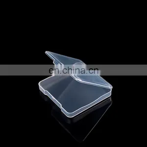 Wholesale Cheap Single Packaged Type Custom Suqare Shape Small Blank PP Plastic Puff Box thumbnail-1