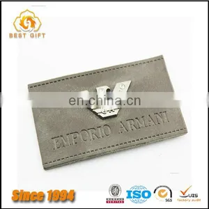 Wholesale Custom Cheap Hardware Jeans Accessories Metal Logo Label Patches thumbnail-3