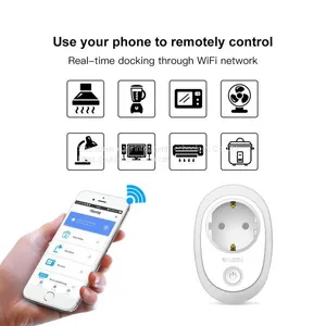 Oukitel P2 WiFi Smart Plug,Air Condition Smart Plug Mini Smart Ourtlet Wireless Remote Control Outlet Timer thumbnail-4