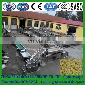 Small Industrial Automatic Potato Chips Making Machine Price, Fully Automatic Potato Chips Production Line thumbnail-1