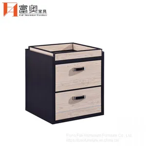 Bedroom Furniture All Aluminum Nightstands Bedside Table thumbnail-2