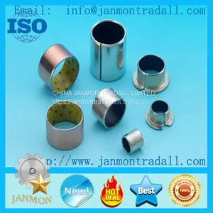 SF-1 Bush,SF-1 Bushing,Flanged Bush,DU/DX Bushings,DU Oilless Bushings,DU/DX Teflon Bronze Harden Steel Bushings,Sleeve Du Bushings For Auto Parts ,Carbon Steel+Bronze Powder+PTFE Teflon+Polymer Bush,Self-lubricated PAP PAF P10 P20 SF1 SF-1 DU Sleeve Bush thumbnail-3