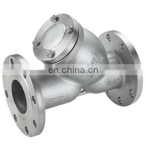 3/4 Inch Pipe Fitting Y-strainer SS Stainless Steel Flange End thumbnail-3