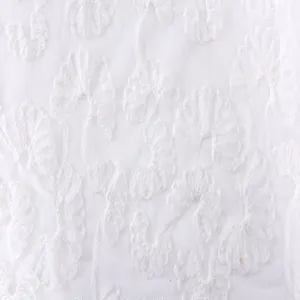 Luxury Laser Cut Flower Wedding Lace Fabric Embroidery for Clothes thumbnail-2