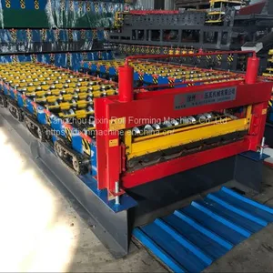 Popular Roofing Panel Trapezoidal Shape Rolling Forming Machine Hebei thumbnail-3