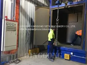 HANGER TYPE SHOT BLASTING MACHINE thumbnail-1