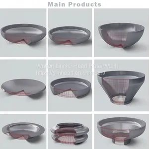Stainless Steel Tank Dishes End Cap Hemispherical Ellipsoidal Conical Dished Head thumbnail-5