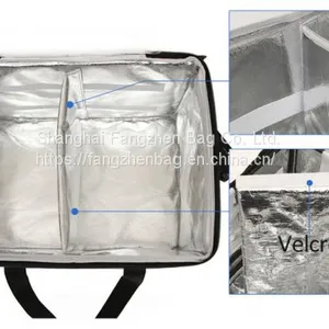 Big Waterproof Thermal Insulated Food Delivery Grocery Bag For Catering, Restaurants Delivery Drivers Backpack Delivery Bag thumbnail-4