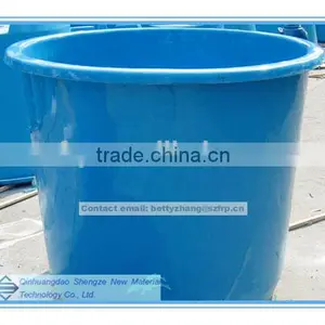 FRP Fish Breeding Pool , Fiber Glass Fish Pond, Fiber Glass Water Vat thumbnail-3