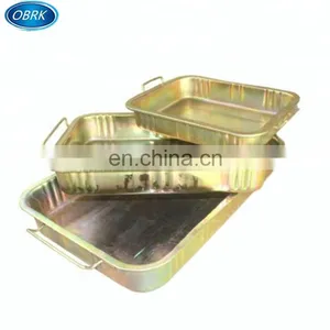 Factory Price Hot Sale High Quality Other Vehicle Repair Tools Auto Part Metal Waste Oil Drain Pan Wash Clean Oil Basin in China thumbnail-1