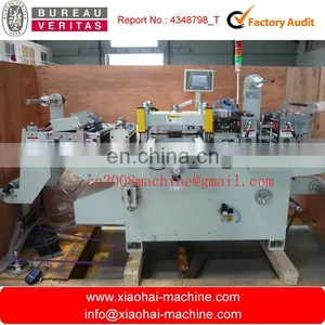 MQ-320 Full-automatic Roll-Roll, Roll to Sheet Adhesive Label Die-cutting Machine With Lamination Hot-Stamping and Punching thumbnail-2