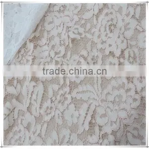Polyester Bright Lace Fabric Cheap 2015 Organza Lace Fabric thumbnail-1