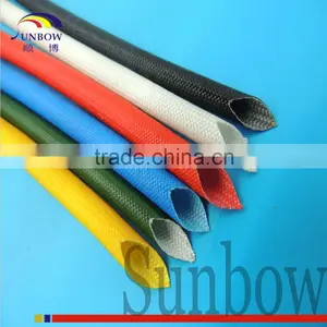 UL Listed Flame Retardant Insulation Silicone Fiberglass Sleeving thumbnail-1
