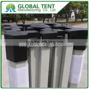 40mm Texture Color Coated Steel HEX 3x3m(10ft X 10ft ) Pop up Tent Frame thumbnail-3