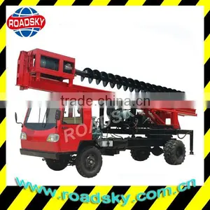 Hydraulic Truck Mounted Screw Piling Rigs For Sale thumbnail-1