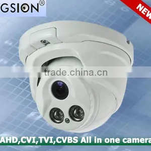 6/4/8/12mm CS HD Lens 720P TVI-AHD-CVI-CVBS All in One Dome Camera thumbnail-1