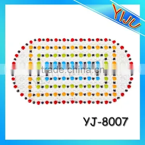 New Design Color Changing Washable Pvc Shower Mat Supplier thumbnail-1