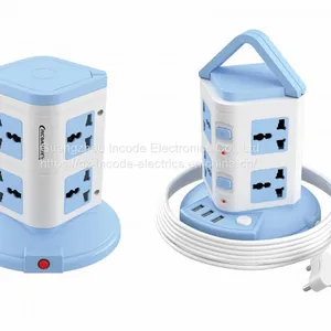 EU Standard Three-dimensional Tower Power Socket &Tower Socket Plug 802 803 thumbnail-1