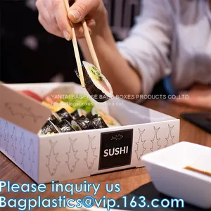 Disposable pp Plastic Snack Food Boxfood Grade Disposable Plastic Food Sushi Box Container Tray Packag thumbnail-2