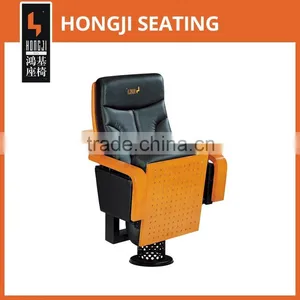 Single Leg Frame Luxury Cinema Hall Chair Dimensions thumbnail-1