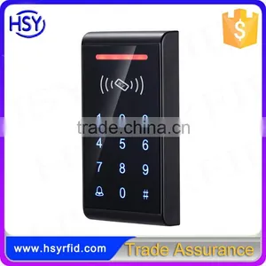 HSY-S187T Black Door Access Control Touch Keypad Stand Alone Rfid Reader thumbnail-1