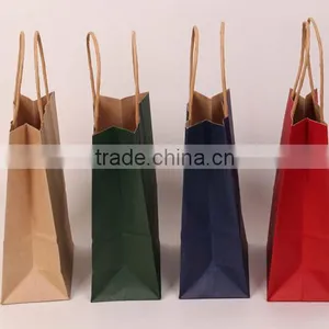 Handmade Brown Krafts Paper Bag Wholesale thumbnail-1