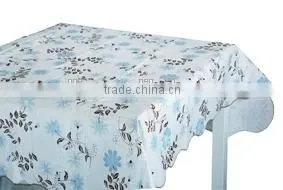 Wholesale Home Flanno Table Cloth Square Table Floral Print Tablecloth thumbnail-1