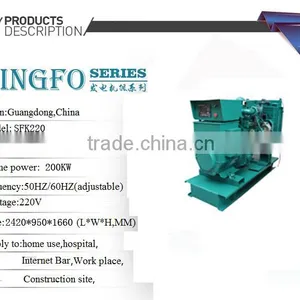 Hot Saling! 220KW Permanent Magnetic Diesel Open Generating With CE Approval and Global Warranty WHOLESALES thumbnail-1