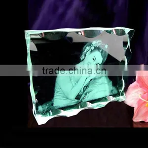 Etched Glass Photo Gifts Crystal 3D Engraving Photo Frame Gifts thumbnail-1