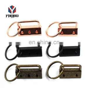 Well-designed Functional Metal Nickel Plated Key FOB Hardware Tail Clip thumbnail-3