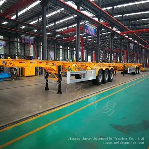 Export Container Semi-trailer Skeleton Semi-trailer 40 Foot Semi-trailer thumbnail-3