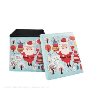 PVC Ottoman With Pattern thumbnail-1