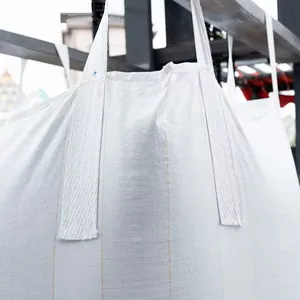 Tubular Type Grain Powder FIBC 1100lbs 2200lbs 3300lbs 4400lbs One Loops Tonne Bag thumbnail-1