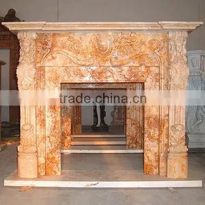 Wholesale Top Design Marble Fireplace For Indoor thumbnail-2